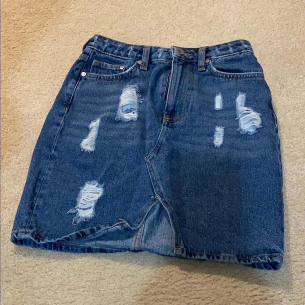 Skirt denim